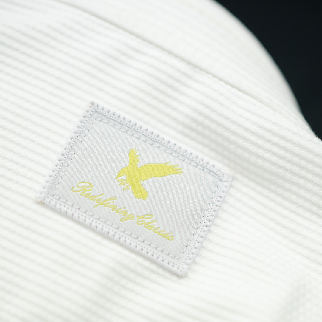 【プレオーダー商品】Classic Competition BJJ Kimono - White/Chartreuse Green