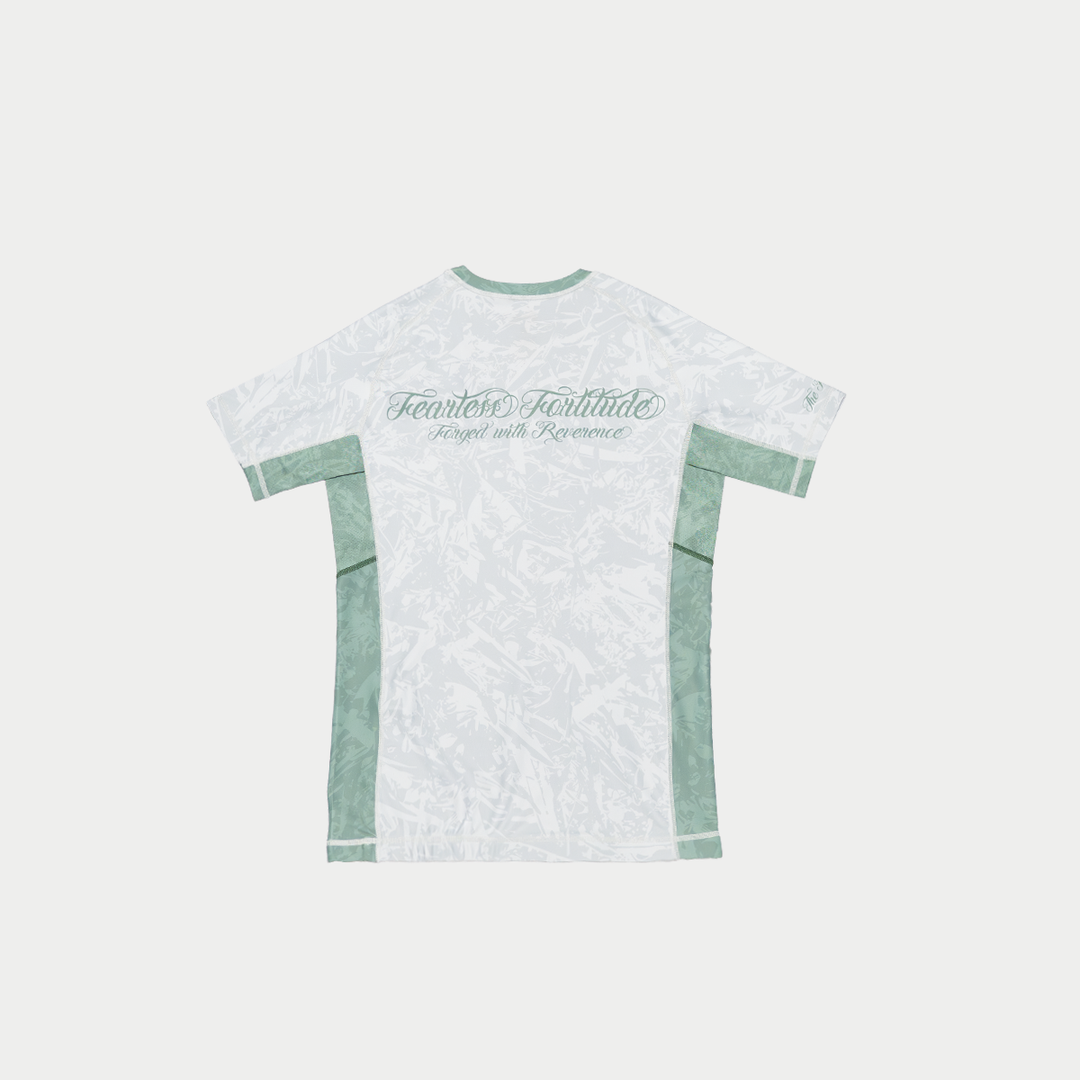 The Palette Rash Guard Short Sleeve (Off White)